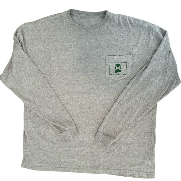 The State Company Gray Alabama long Sleeve men’s XL super soft front pocket - Picture 2 of 16
